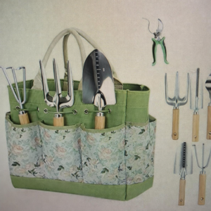 garden tool organizer tote bag